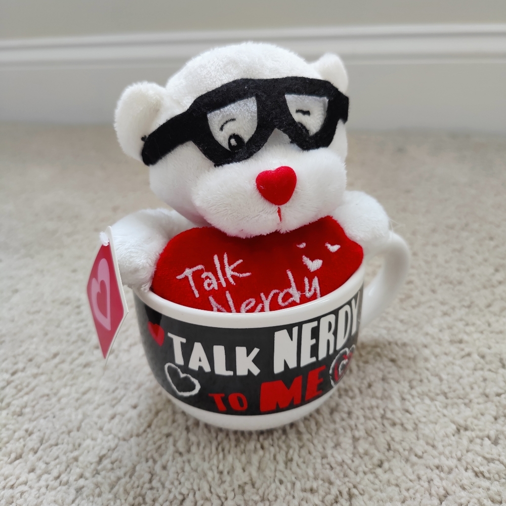 Valentine's Day Bear in a Cup